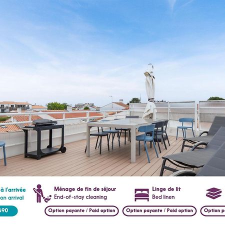 Appart Pour 8 Au Coeur De Noirmoutier - Terrasse Екстер'єр фото